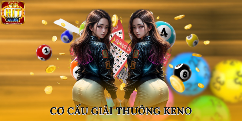 Chi tiết cơ cấu giải thưởng keno