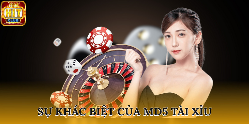 Sự khác biệt của MD5 tài xỉu